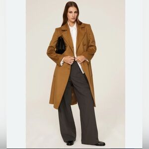 OFFICINE GENERALE Camel Wool MAYTY COAT